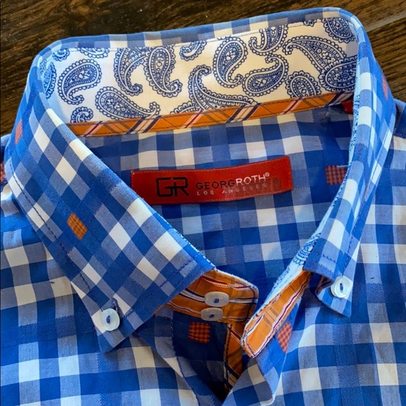 George Roth Large Button Front Shirt - Picture 2 of 6